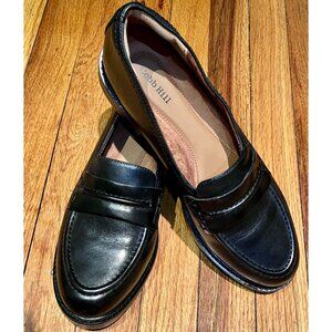 NWOT Cobb Hill leather Janney loafer w/ thick sole, black, 9.5